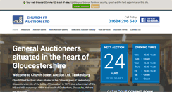 Desktop Screenshot of churchstreet-auctions.co.uk