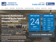 Tablet Screenshot of churchstreet-auctions.co.uk